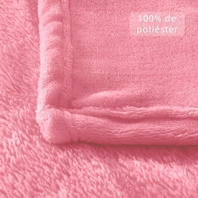 Foto 2 de 7 de MERCURY TEXTIL- Manta para Perros, Gatos y Mascotas (1, Rosa, 75x100cm)
