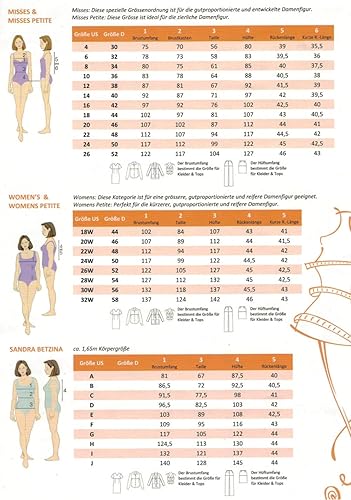 Miniatura 6 de Vogue Patterns V1739Y Misses Ropa deportiva, Y (XS-S-M), Blanco