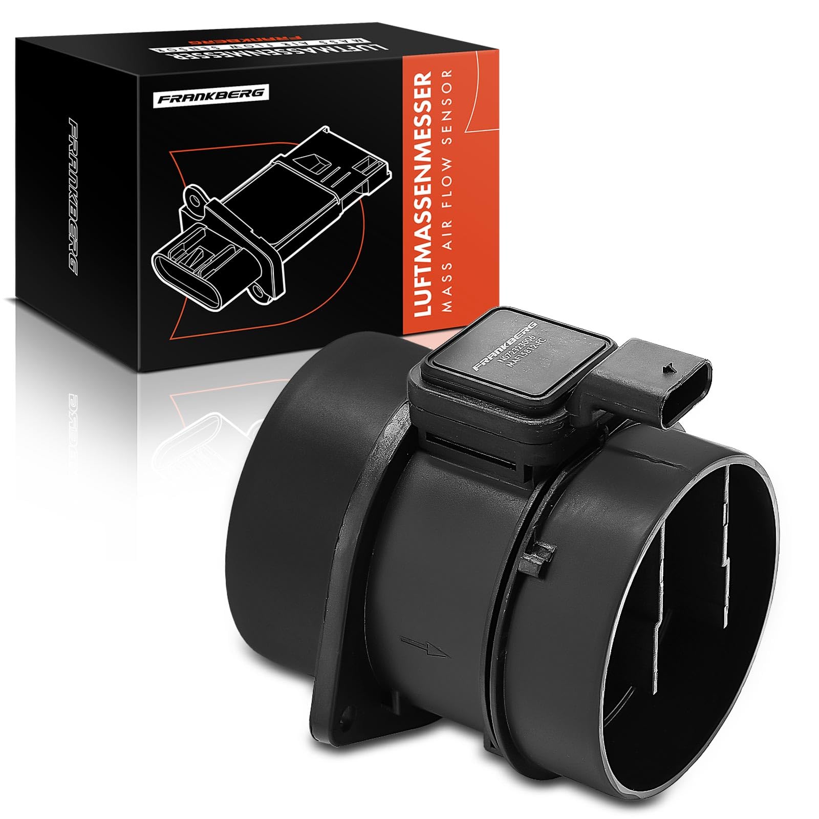 Frankberg Sensore aria di aspirazione 4-Poli Compatibile con GLK-Class X204 Classe E T-Model S212 Classe E W212 Classe C T-Model S204 Sprinter 3 5-T Pianale/Telaio B906 Replace# 5S15812