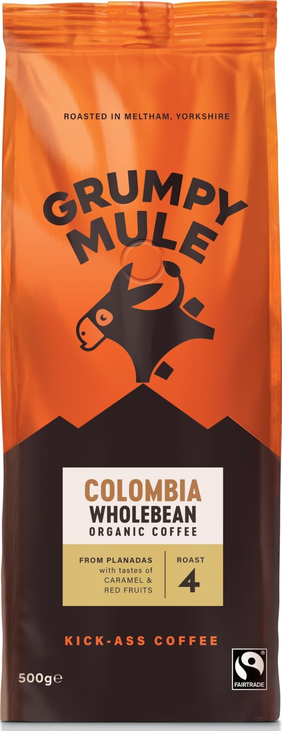 Colombia Planadas Organic (Whole Coffee Beans) with notes of Caramel and Red Fruits 500g