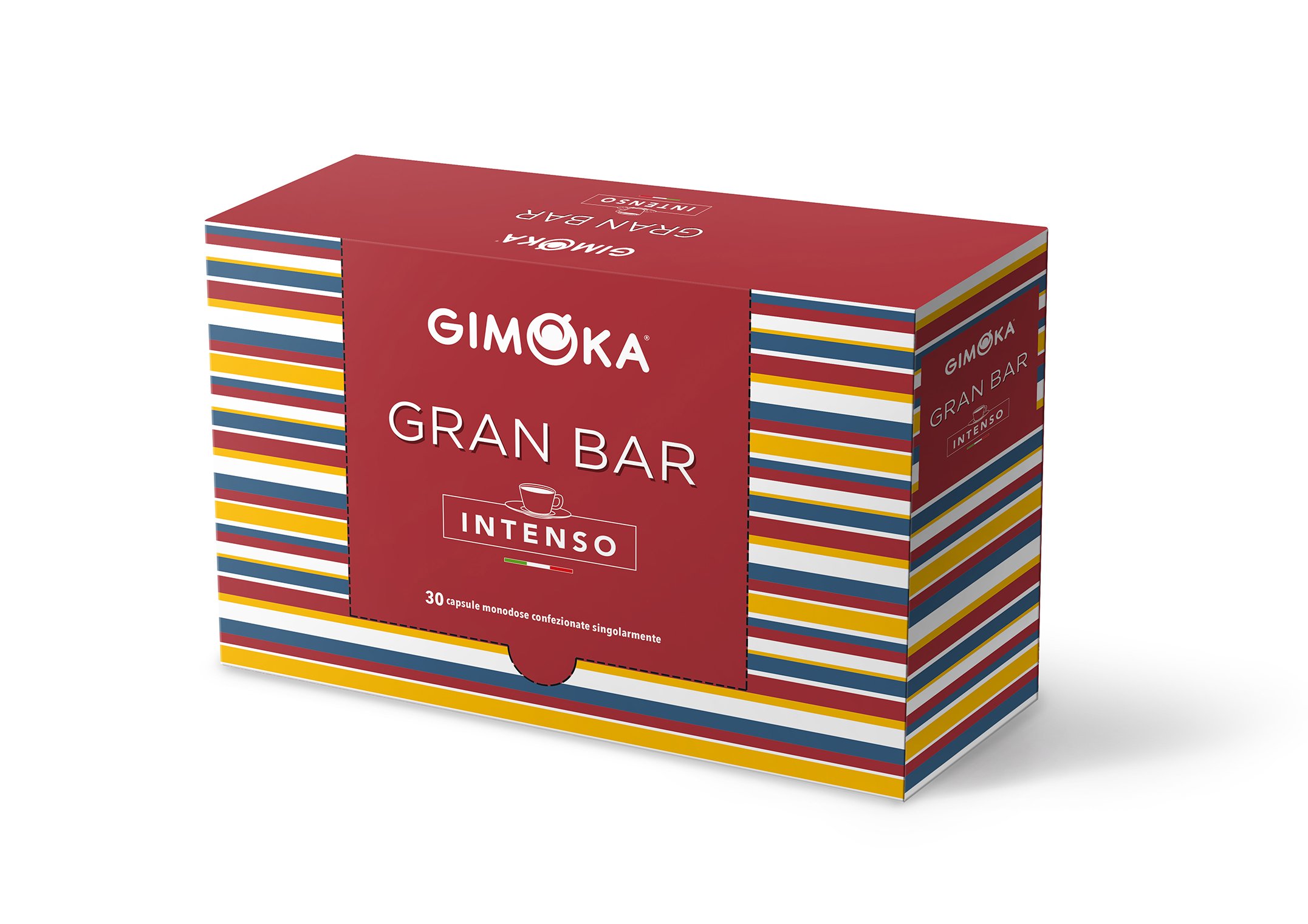 5 x 30 kapsułek do kawy Gimoka włoska kawa Gran Bar 150 porcji 990 g do ekspresu do kawy Whi Caffe Tiny i innych urządzeń