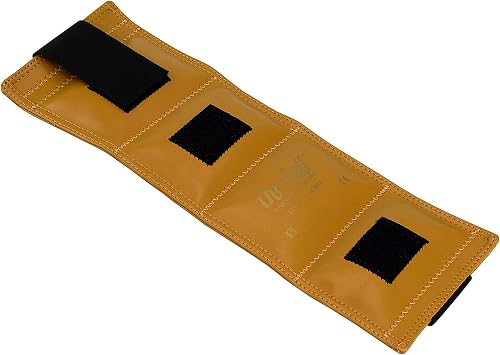 The Cuff Original Adjustable Ankle and Wrist Weight for Training, Dance, Running, Cardio, Aerobics, Toning, and Physical Therapy for Men and Women, 3 lb, Gold