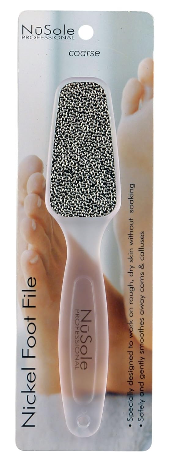 NuSole Nickel Callus Foot File Coarse