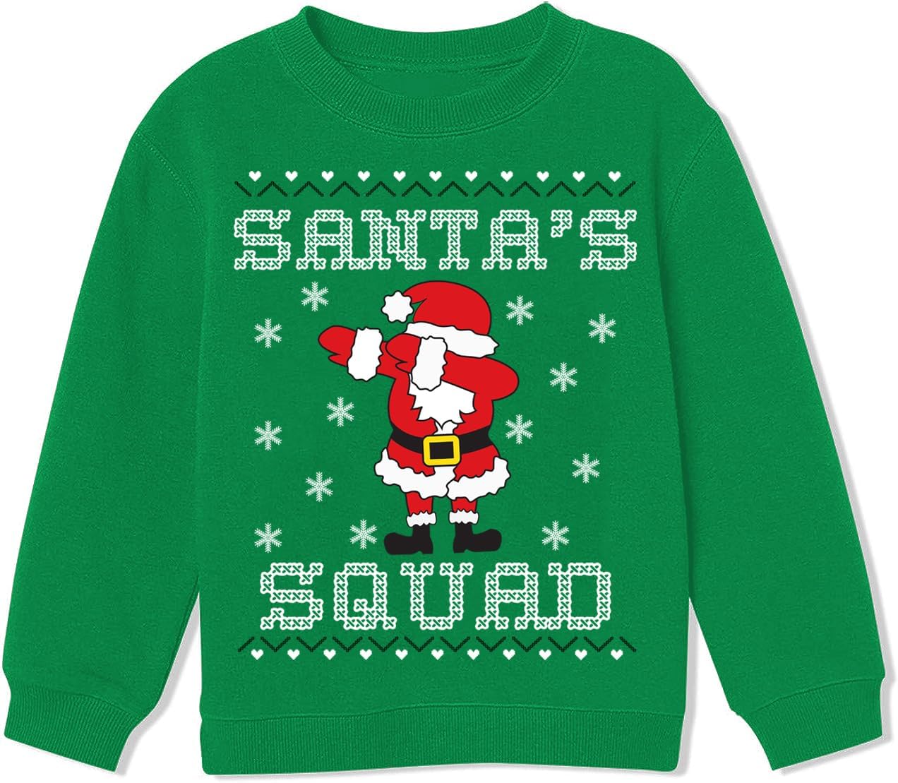 CM-Kid Boy Girl Sweatshirt Ugly Christmas Sweater Style Xmas Santa Dinosaur Shirt 4-10 Years