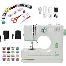 Small Sewing Machine for Beginners, Portable sewing Kit for Light Fabrics