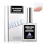 GELLEN 4 in 1 Builder Nail Gel & Gel Top Coat in a Bottle, 20ml Amethyst Builder Top Coat for Apex Building, 3D Nail Arts and Chrome Nails