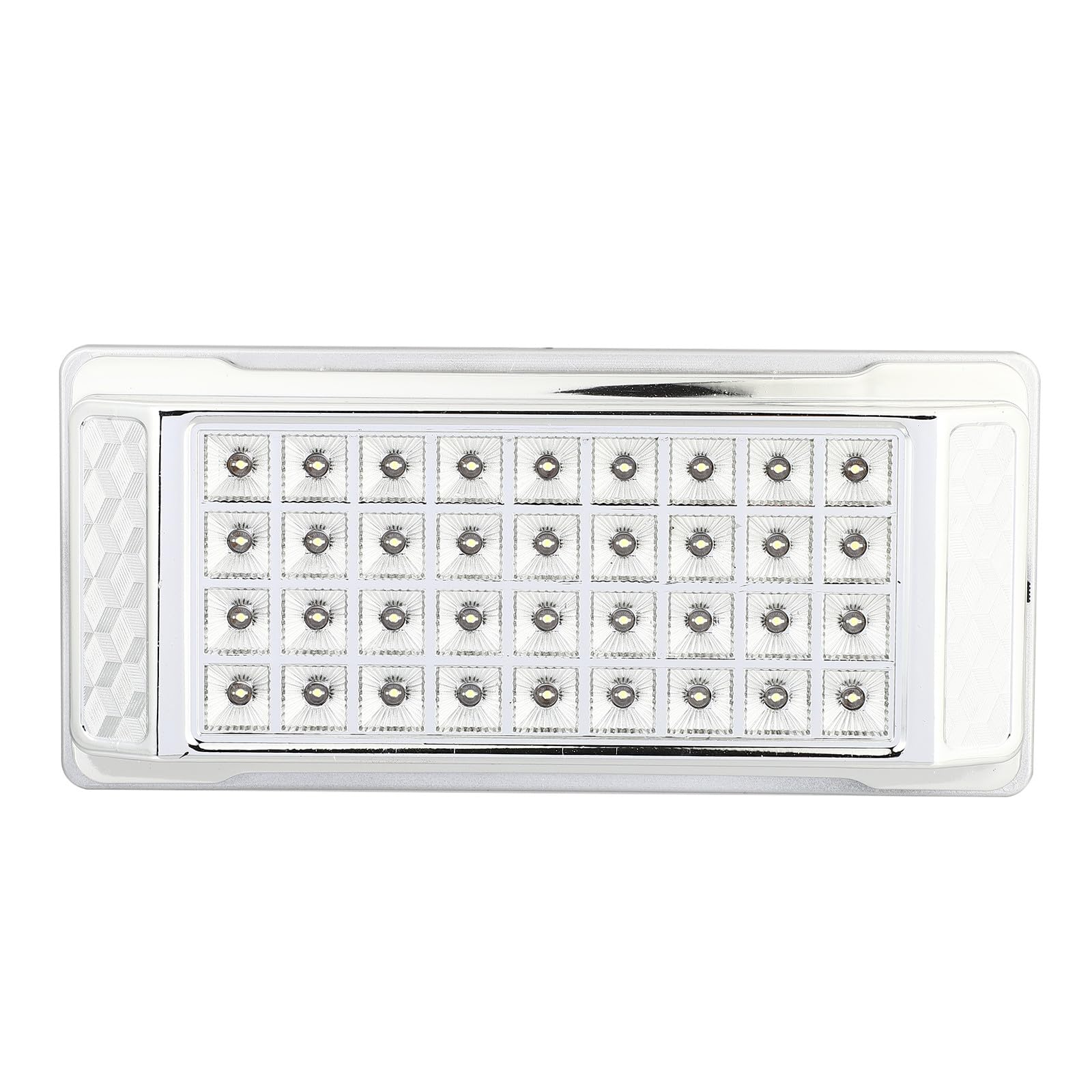 Lámpara LED de coche interior de 36 luces plateada para techos de camión 8