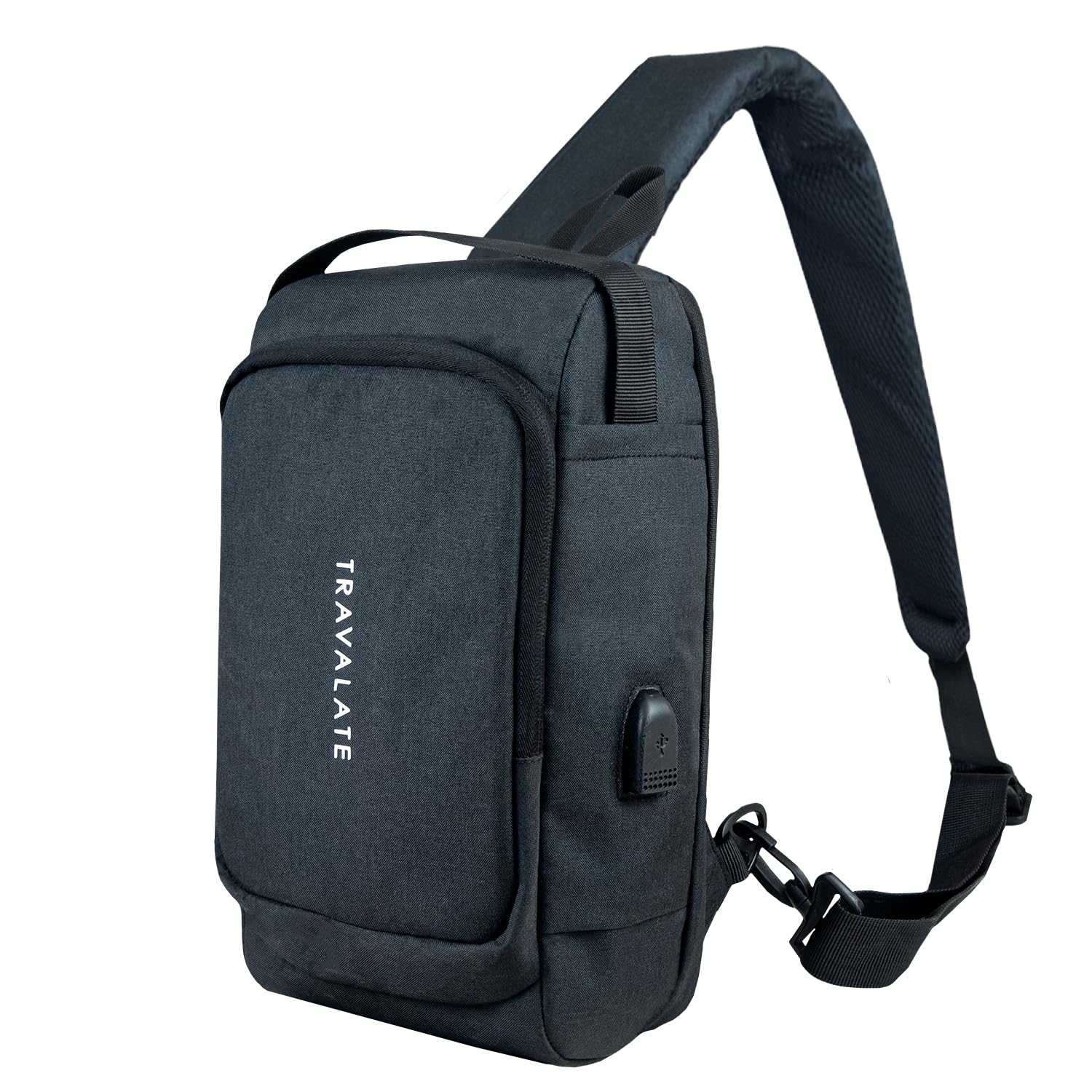 travalate CrossVent S01 Slim Unisex Crossbody Sling Bag Chest Backpack Shoulder Bag Travel Sling bag with USB Port– Anti-Theft Bag-picture-25