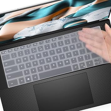 Keyboard Cover for 2025-2022 Dell XPS 15 9500 9510 9520 9530 15.6 Inch & XPS 17 9720 9700 9710 9730 17 Inch & DELL Precision 5770 5570 5760 5560 15.6" 17.3" US Layout NOT FIT XPS 13 14 16 inch
