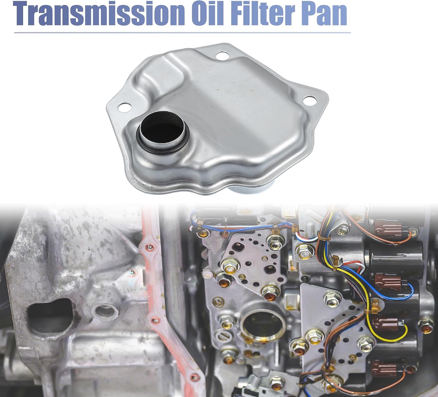 uxcell No.3172829X0A Transmission Filter Oil Pan for Nissan Altima 2013-2016 for Nissan Maxima 2016 for Nissan Murano 2015-2017 for Nissan Pathfinder 2013-2016 for Nissan Quest 2014-2016
