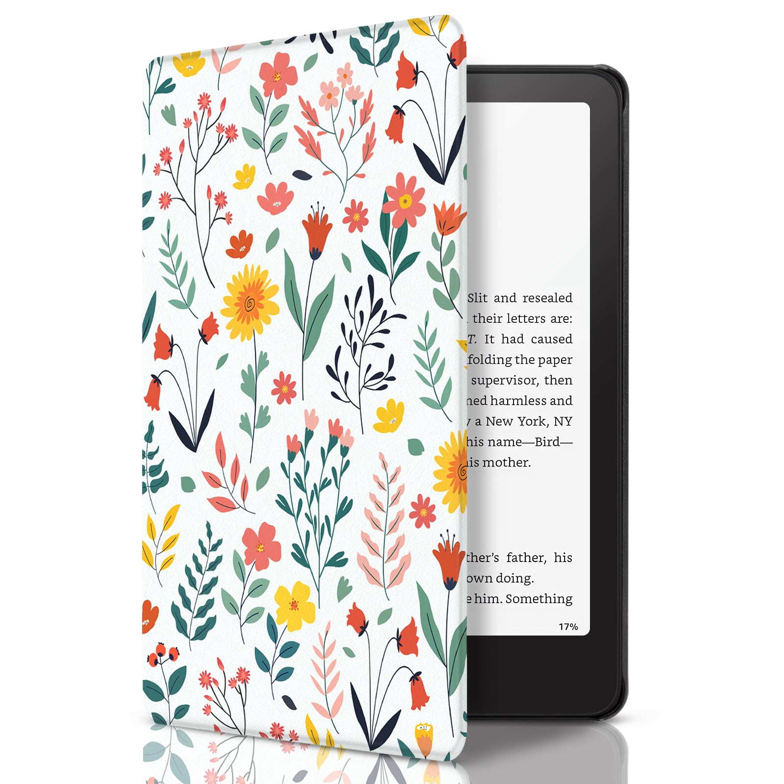 CoBak Case for Kindle Paperwhite 12th Gen 2024 (7") & Colorsoft Signature Edition - All New PU Leather Cover with Auto Sleep Wake Feature for Paperwhite Signature 2024 Released