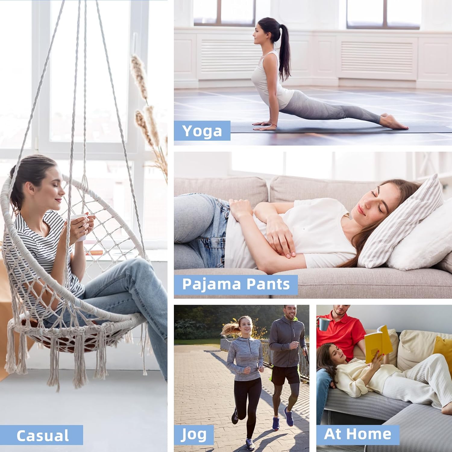 Womens Pajama Pants Comfy Plaid Lounge Pants Casual Stretch Sleepwear Bottoms with Pockets - Image 6