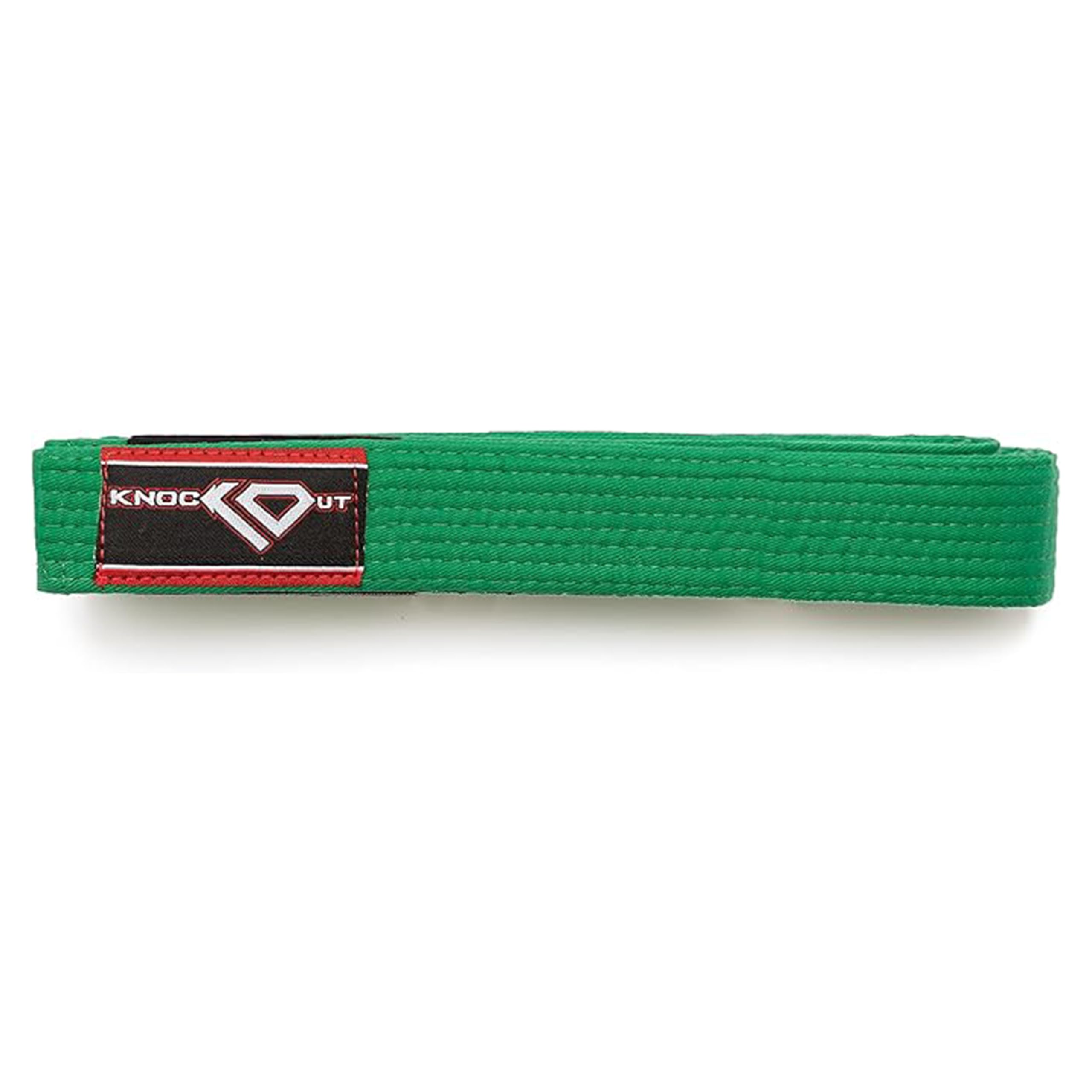 KO Sports Youth Brazilian Jiu Jitsu Gi Belt for Kids Ages 4-18, M00-A6