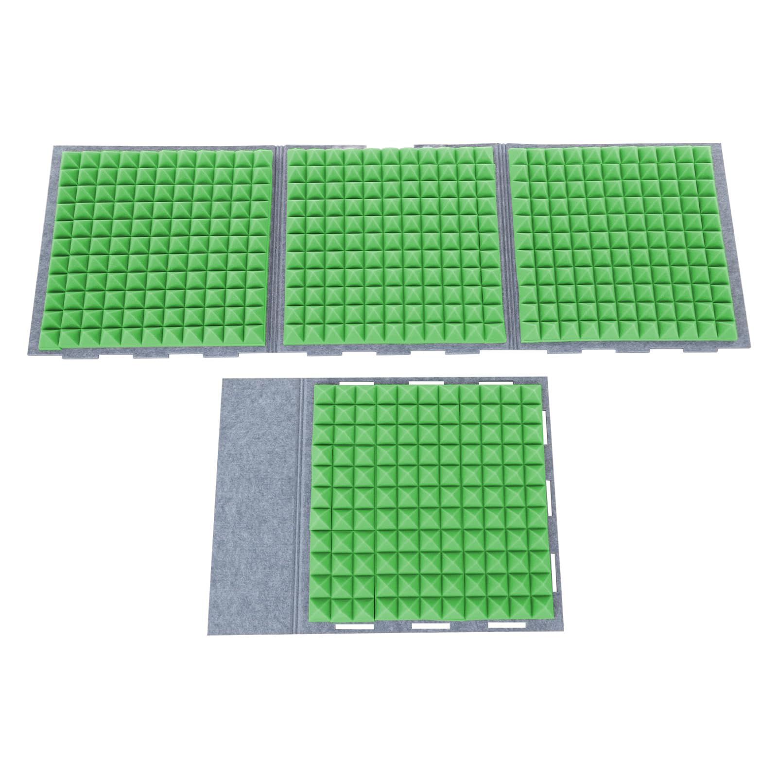 Cabine d'isolation acoustique portable - Studio d'enregistrement musical pliable, écran vert de 23,6 pouces pour podcasting et enregistrement sonore - Solution de traitement acoustique compa