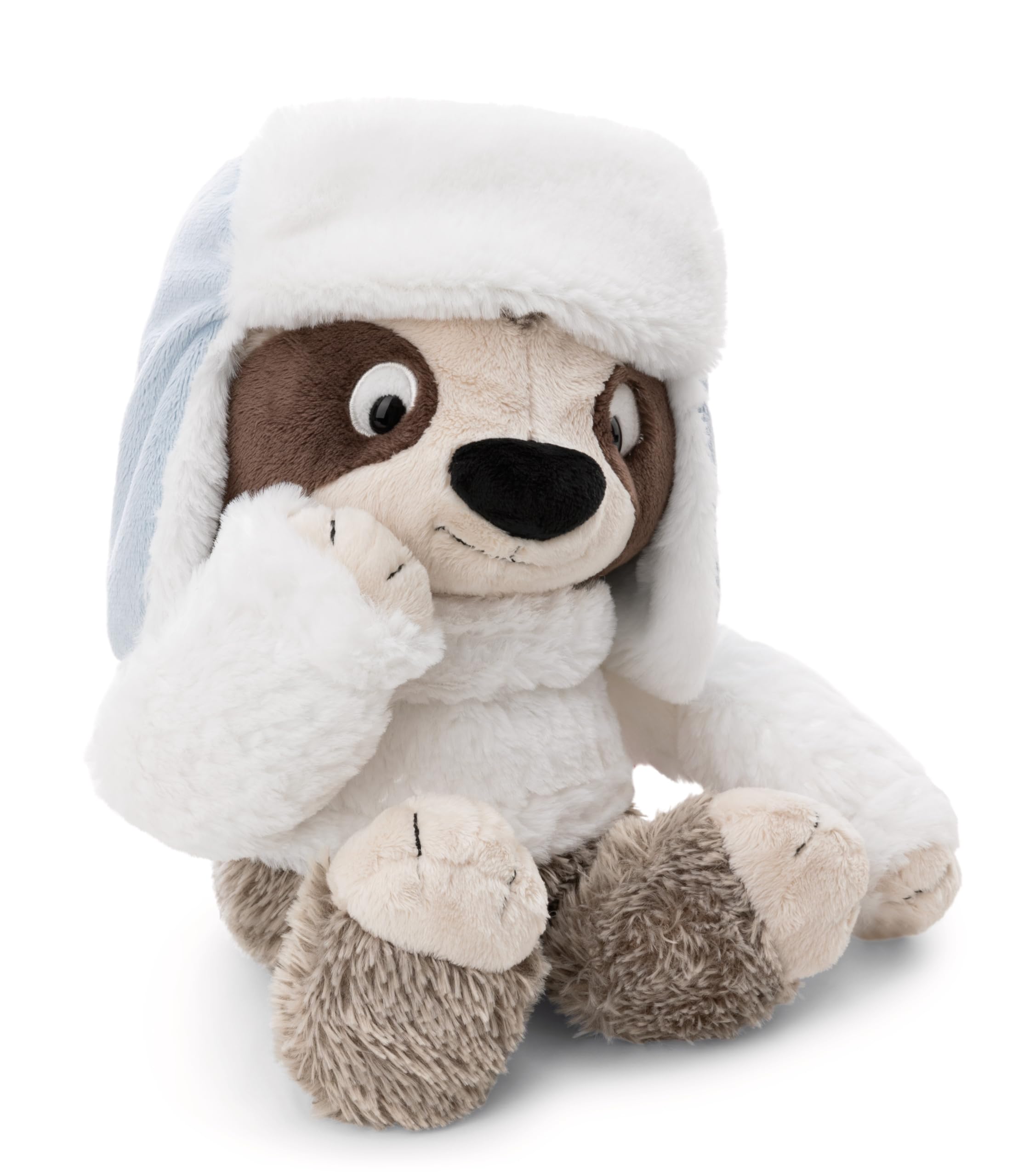 NICI Cuddly Toy, Sloth Izzy Icetumbler with Hat, 35 cm, Beige, Soft Plush Toy, Cute Stuffed Toy for Cuddling and Playing, Great Gift Idea for Children and Adults – 62422