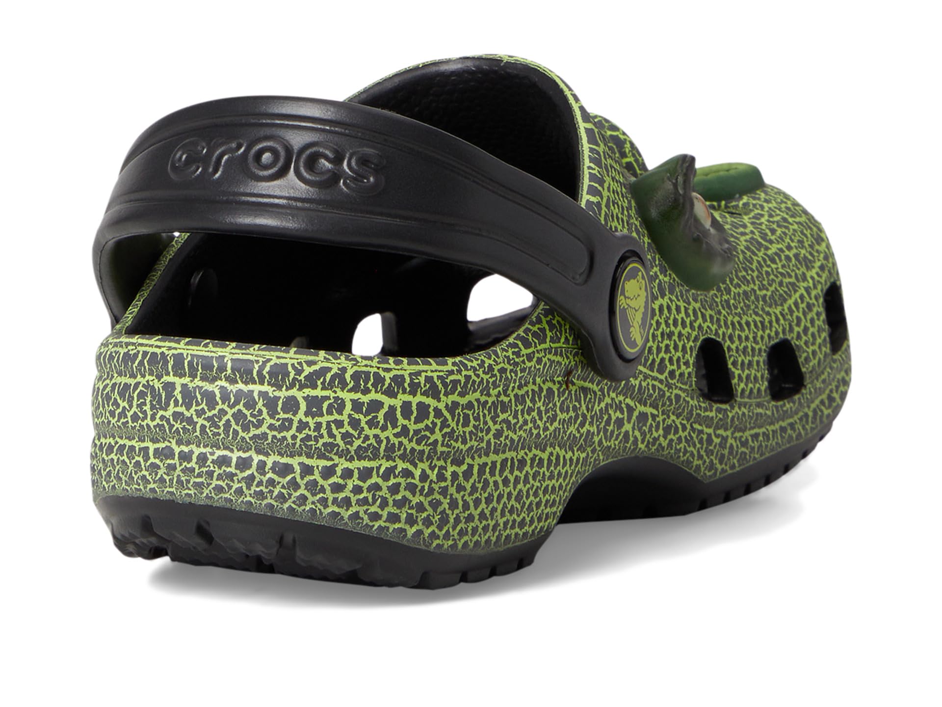 Crocs Classic Iam Scary Dino Clog T, Zoccoli Unisex - Bambini e Ragazzi, Nero, 23/24 EU