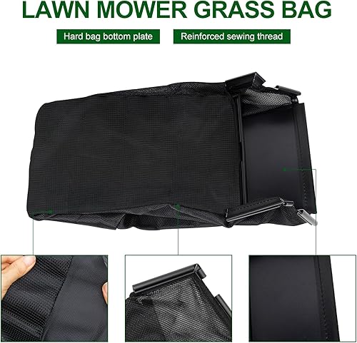 Miniatura 3 de 764-04077B - Bolsa de césped para cortacésped MTD 764-04077A 764-04077 de 21 pulgadas, se adapta a Troy Bilt Craftsman y más