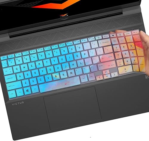 Funda de teclado colorida para portátil HP Victus Gaming 2025-2023 de 15.6" 16.1" 15-FA 15-fb 16-d 16-e 16-r 16-s Series 15t-fb200 15t-fa100