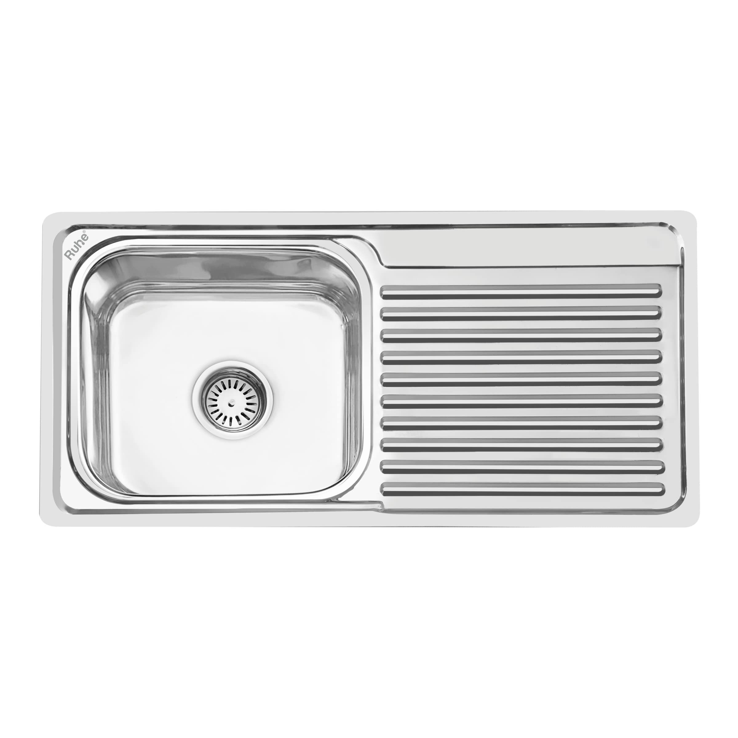Buy Ruhe® Drainboard 37 x 18 x 8 inches Kitchen Sink 304Grade