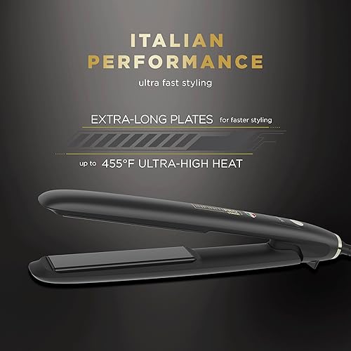 Miniatura 3 de INFINITIPRO by Conair ArteBella Plancha plana de 1 pulgada  Plancha de pelo con platos extra largos  Rendimiento italiano para un estilo