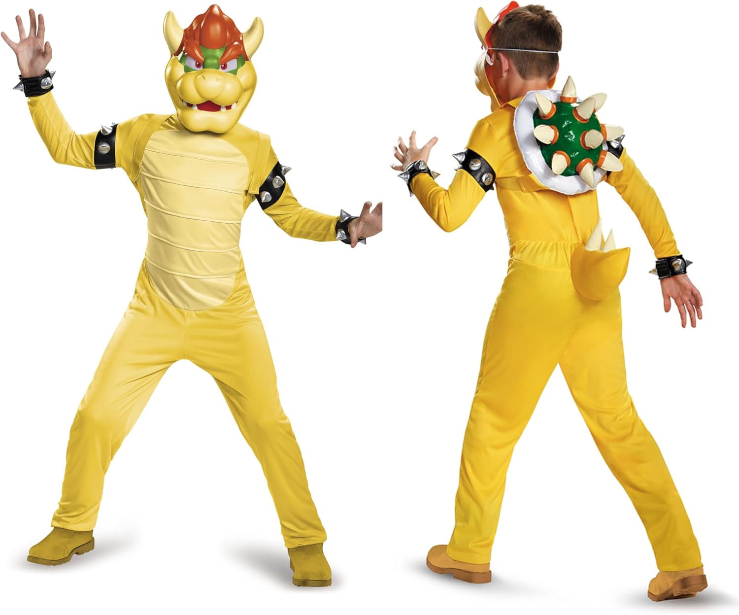 Bowser Costume for Kids, Official Nintendo Super Mario Bros Bowser Outfit