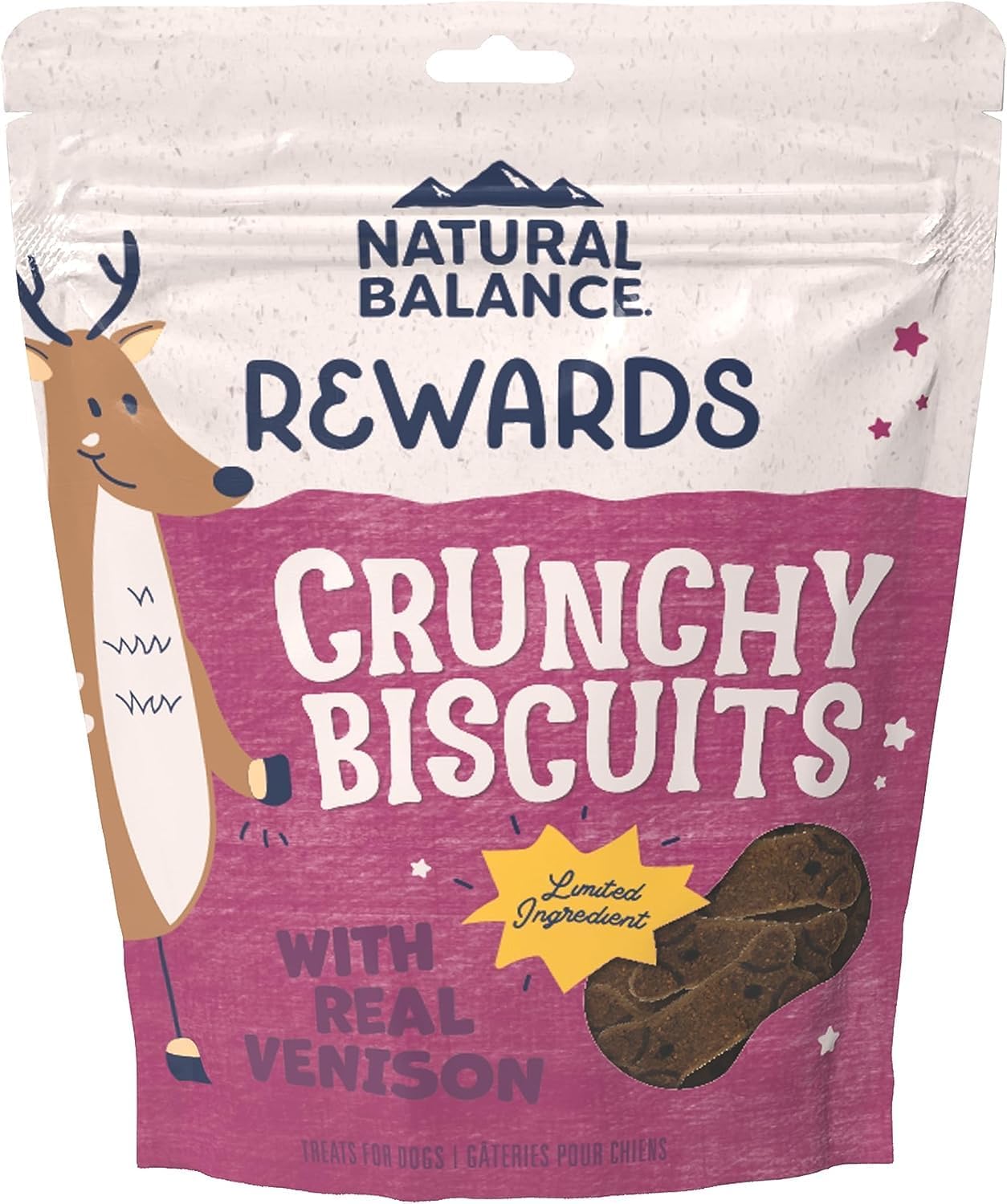 Natural Balance LIT Dog Treat Venison,14 oz