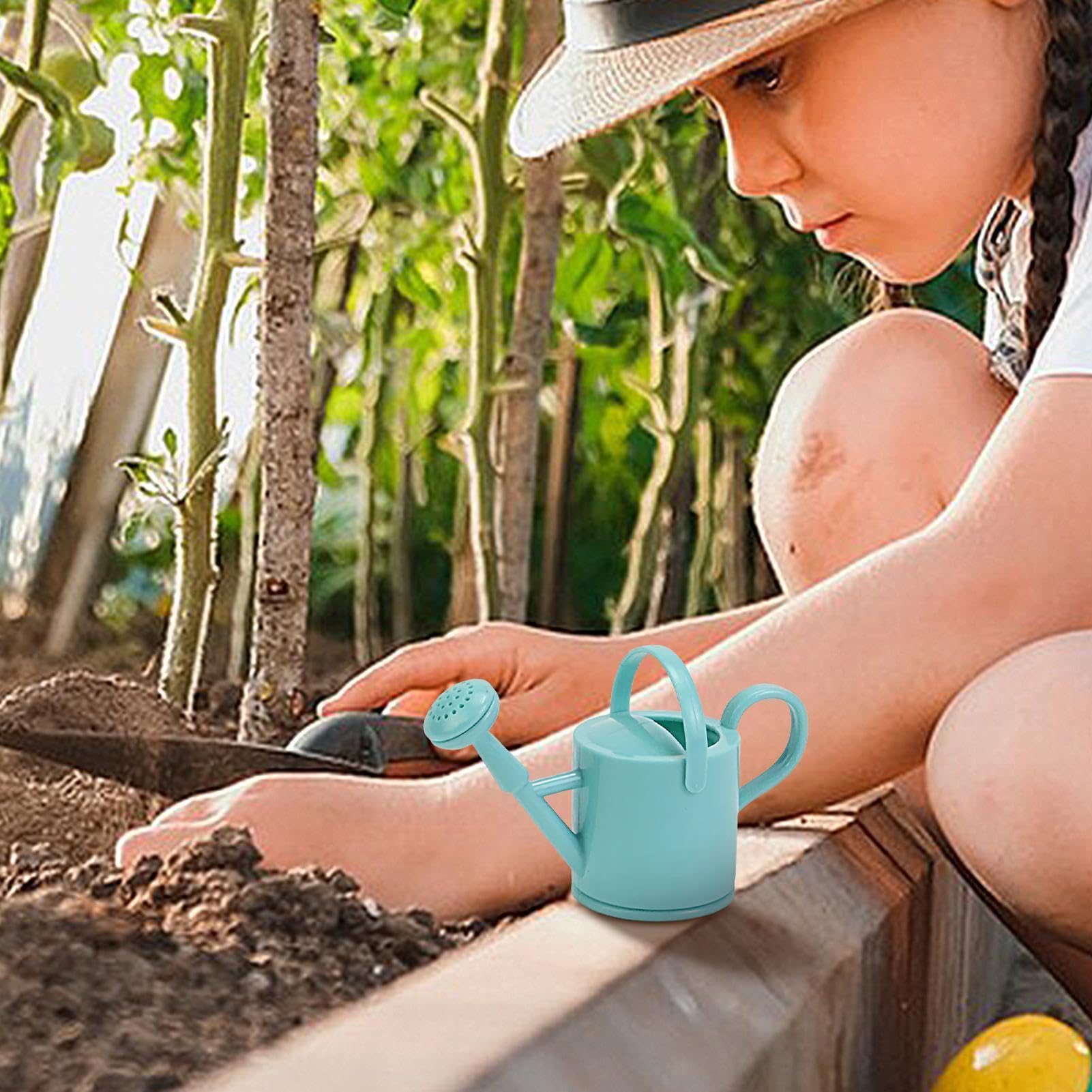 Regaderas Infantil, 3 Colores Juguetes Baño Bebés Rotación 360°, Divertida Mini Watering Can para Plantas Interior, Watering Can Mango Ergonómico Juguetes Piscina Bebés, para Niñas & Niños — view 7