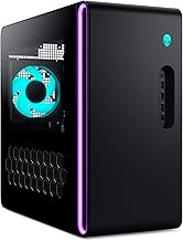 Alienware Aurora Gaming Desktop ACT1250 – Intel Core Ultra 7 265F, Nvidia GeForce RTX 5060 Ti, 16GB DDR5, 1TB SSD, Luftkühlung, Windows 11 Home, USB-C, Klare Seitenwand, 500W PSU – Basalt Black