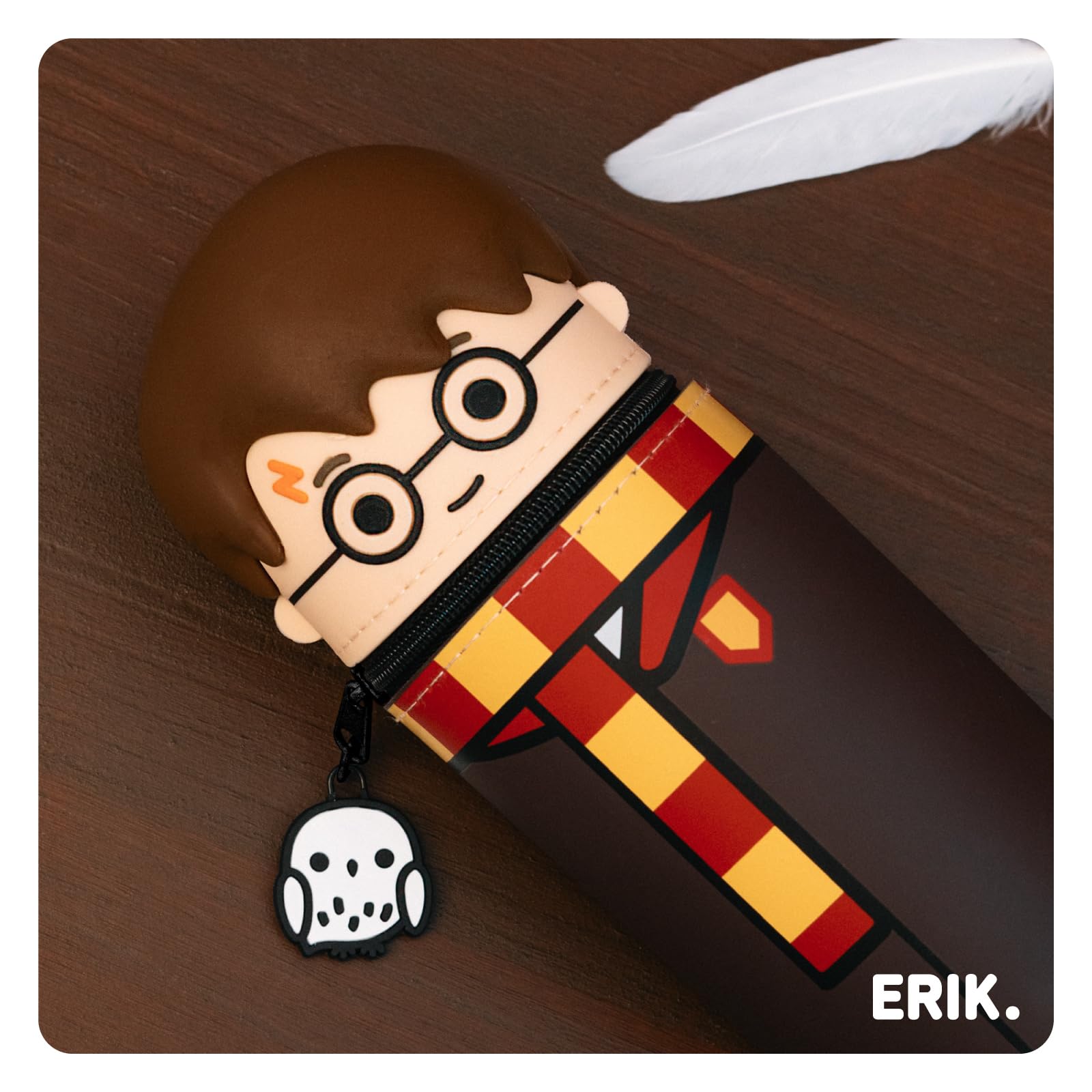 Trousse Harry Potter Silicone Extensible Fournitures Scolaires Grupo Erik