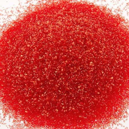 OhhSome [5KG] Sugar Size Crystal Sand red Stone Round Crystal Pebbles