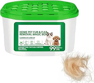 de eliminación de olores de pelo para mascotas, 400 ml, colector de colector de polvo, 360 grados, de purificación de aire interior, para casa, dormitorio, áreas de animales, cocina, baño y