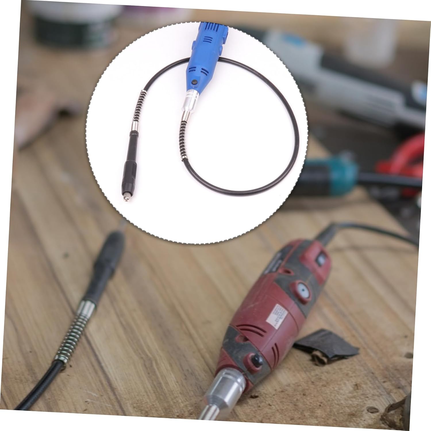 balacoo 1set Engraving Extension Shaft Flexible Engraving Cord for Electric Drill Carving Machine and More Material for Versatile Use Tight Spaces