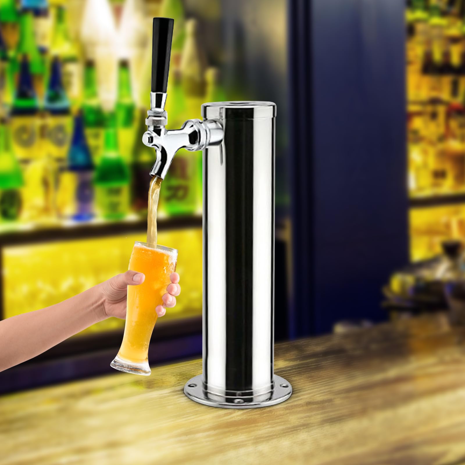 Professionelles Bier Tower Kit Aus Edelstahl, Ideal Für Frisches Bier, Milch Und Säfte, Einfache Installation, Langlebig Und Leicht Zu Reinigen