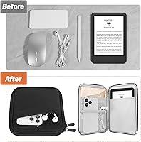 Vista 5 de MoKo Bolsa de manga para eReader de 6-7 pulgadas para ereader Colorsoft Signature Edition, totalmente nuevo 6 pulgadas ereader 11ª generación Negro