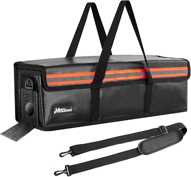 JASCOPRO Lipo Safe Bag, Explosion Proof Bag Waterproof for Storage Transport Charging, 49 * 15 * 15CM L