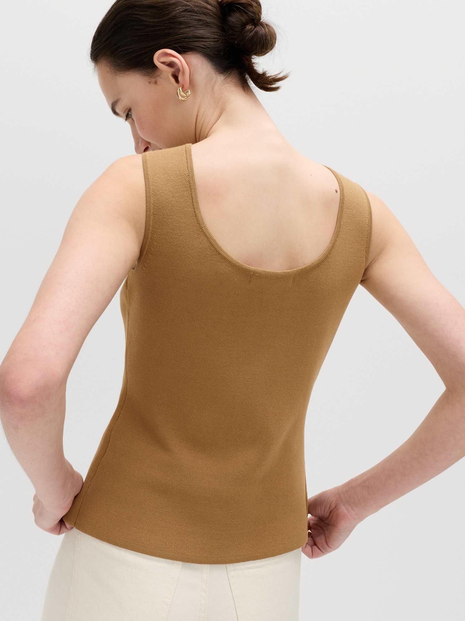Marks & Spencer Donna Gilet vestibilità Slim con Bottoni Frontali