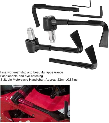 Miniatura 3 de EVGATSAUTO Protectores de palanca de motocicleta, protector de palanca de freno delantero CNC para motocicleta, protector de manillar de motocicleta