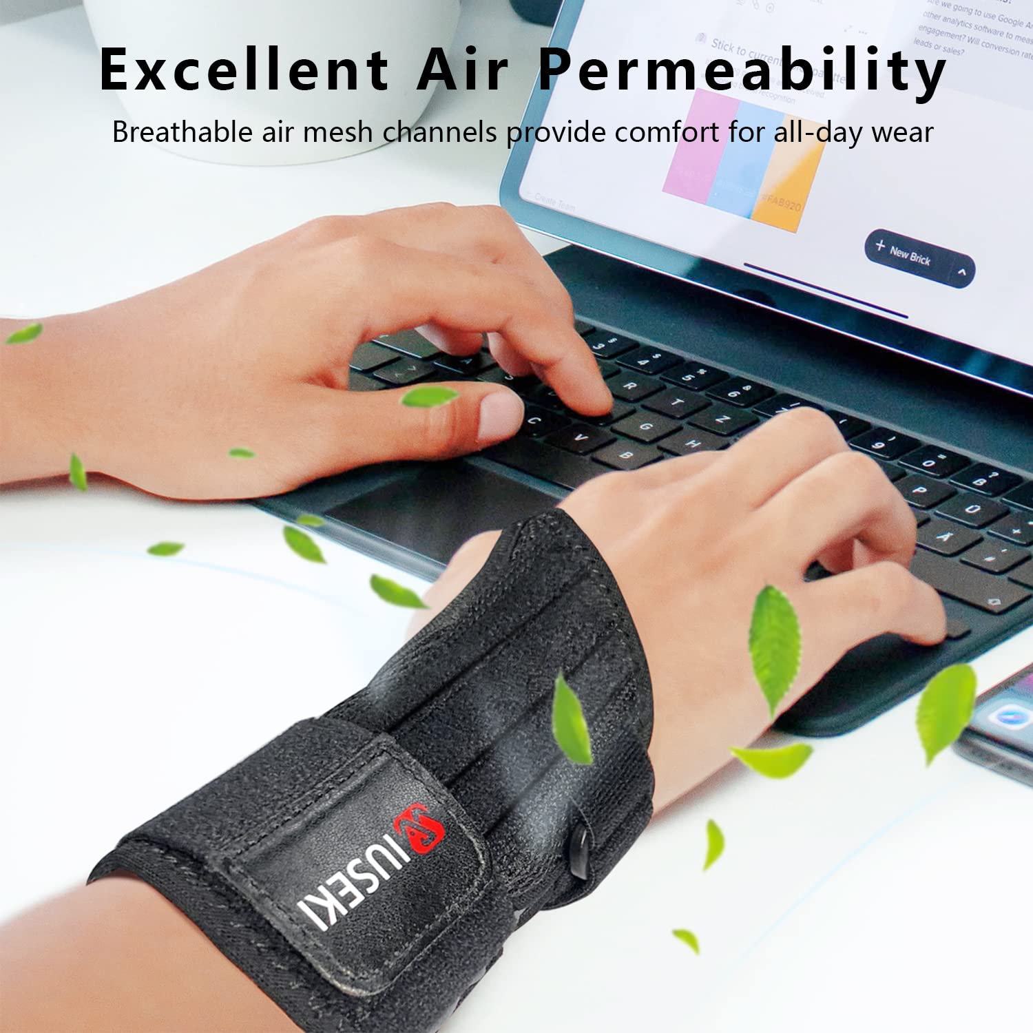 Wrist Brace for Carpal Tunnel Lightweight Wrist Support Brace for Relief Pain Arthritis Tendonitis Sprain Night Day Splint for Men Women Fit Left Right Hand Wrist Wraps Brace with 4 Stays(Left, S-M) : Health & Household