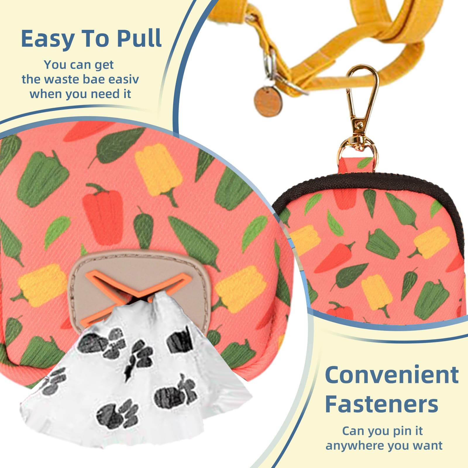 ICEMOOD Dog Poop Bag Holder With Easy Dispensing Hole - Image 3