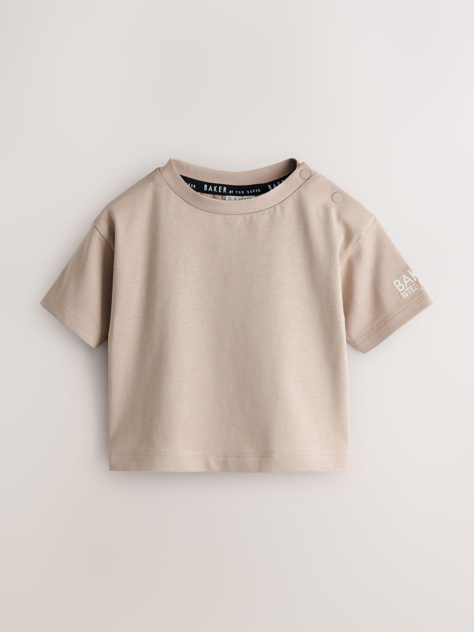 Baby Jungen Gestreifte Latzhose und Kurzarm-T-Shirt im Set