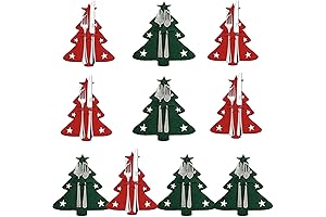 Christmas Silverware Holder Pocket (10 Pcs)