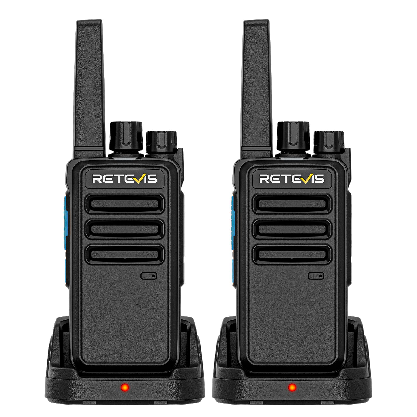 Retevis RT668D Radiotelefony DMR Professional, Krótkofalówki PMR 446, Akumulator 2000 mAh Typu C, Połączenia Grupowe, 256 Kanałów, Wytrzymałe Krótkofalówki do Sklepów i Szkół (opakowanie 2 szt.)