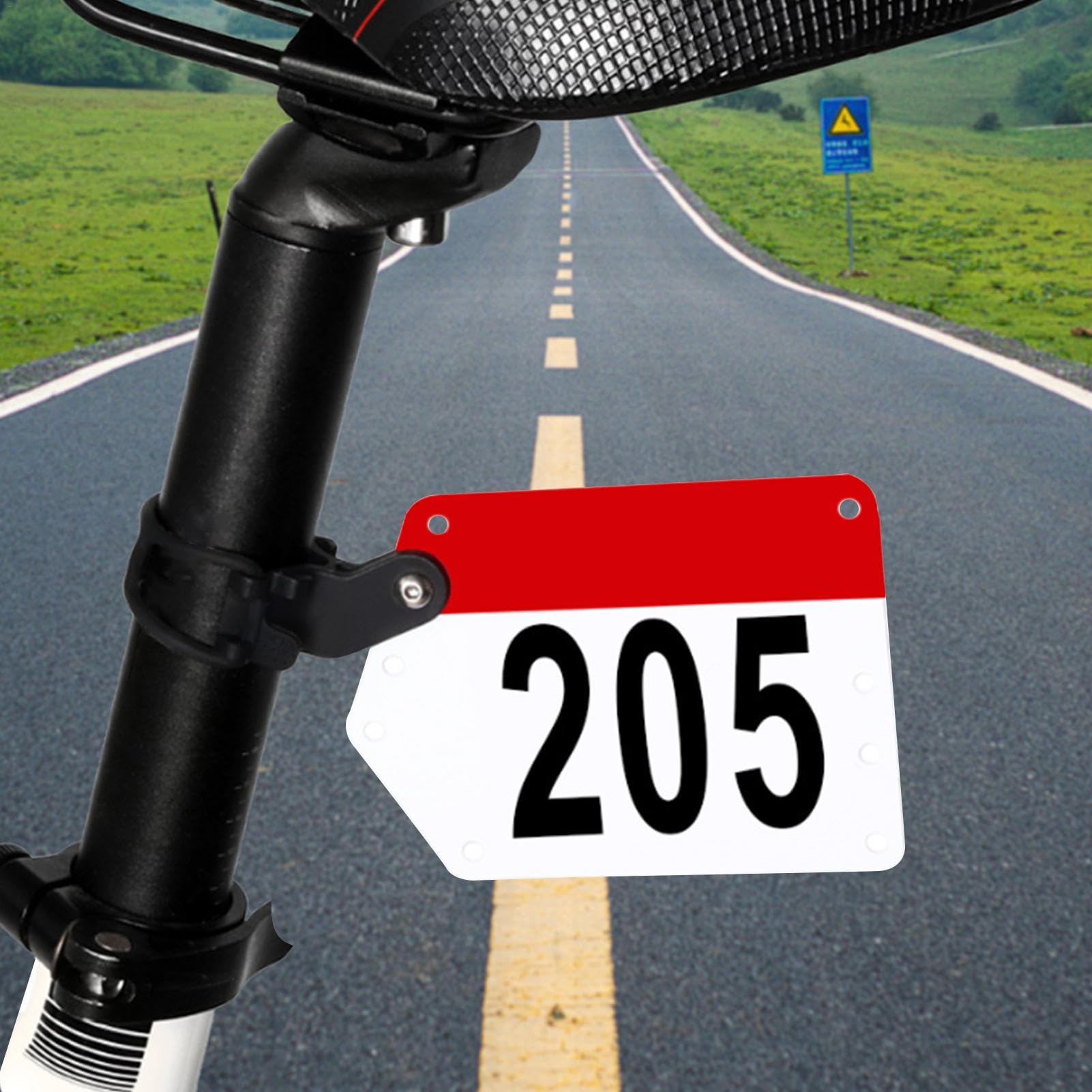 Supporto Per Numero Di Gara Da Bici – Portanumero Universale Per Mountain Bike E Strada, Resistente Agli Urti, Montaggio Facile Senza Attrezzi
