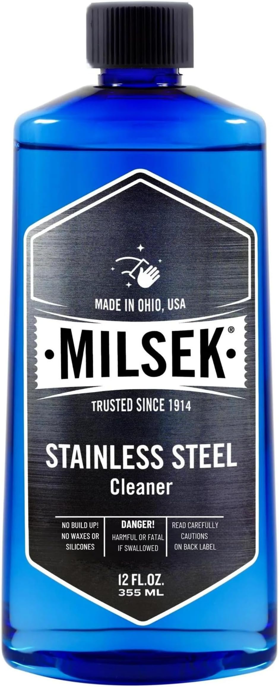 Milsek 14570 12 Oz. Stainless Steel Cleaner by Milsek