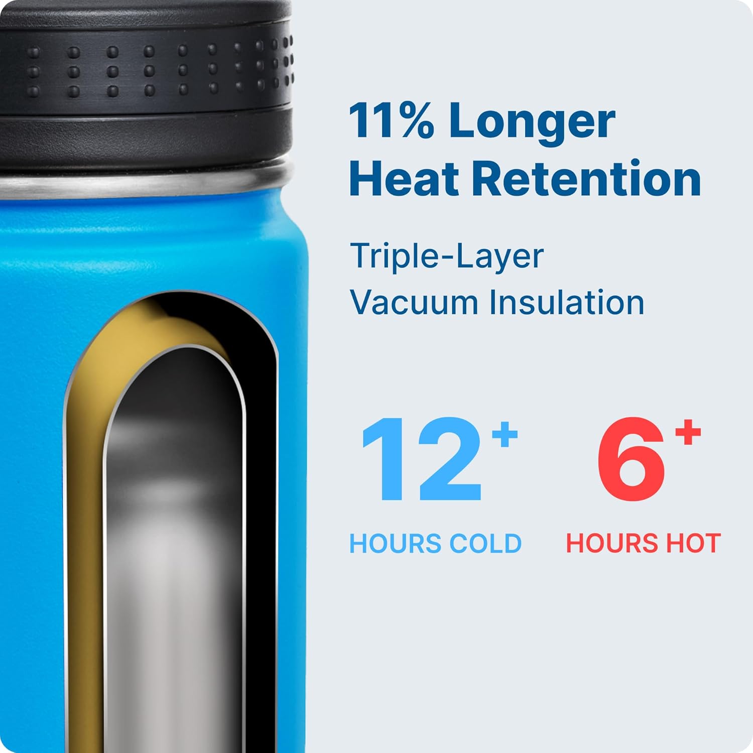 8 oz Water Bottle-Small Stainless Steel Insulated Water Bottle for Purse