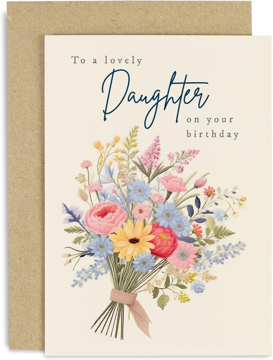 Old English Co. To A Very Special Daughter Birthday Card - Sweet Cute - View #4