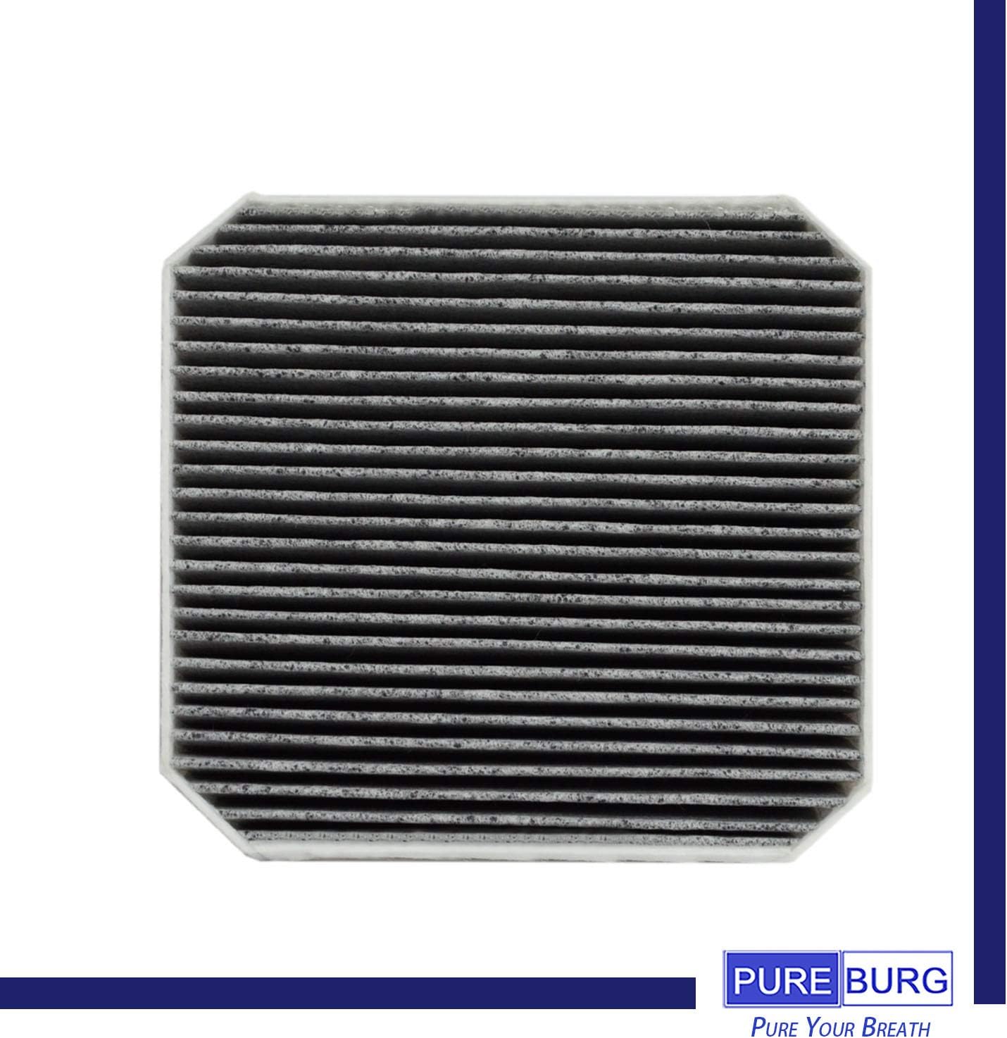 PUREBURG Replacement HEPA Pre-Filter Fits Molekule Air Purifier, High-efficiency Activated carbon 2-in-1 Air Clean Dust VOCs,2-Pack
