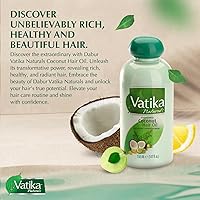 Vista 2 de Dabur Vatika Enriched Coconut Hair Oil 150ml (Pack of 2)