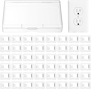 40 Pack 2 Prong Loose Outlet Plug Fix, Plastic Socket Outlet Tightener Insert Snug Plugs for Loose Outlets Compatible with Most Losing Outlets Wall Socket