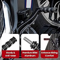 Vista 5 de Juego de clavijas de freno de cambio de motocicleta para Indian Scout Sixty Bobber Victory Cross Country Hard-Ball Kingpin - Negro